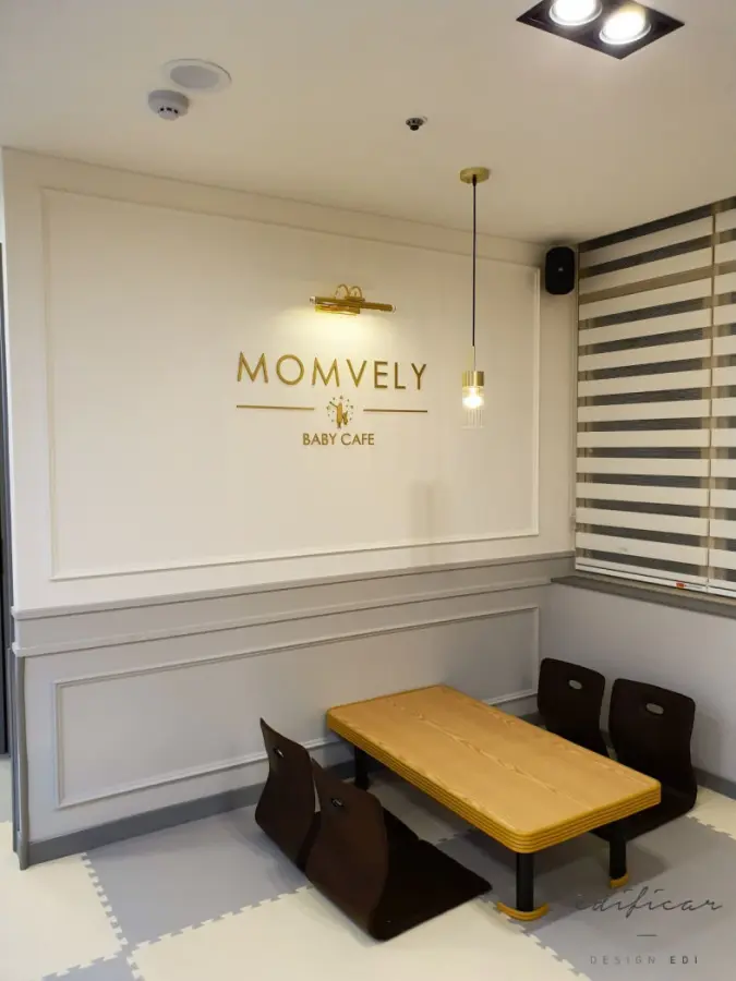 고급스러운 모던클래식 베이비카페 인테리어 시공